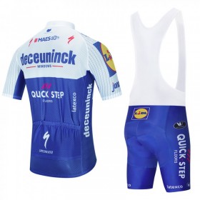 Tenue Maillot + Cuissard à Bretelles 2020 Deceuninck-Quick-Step N001